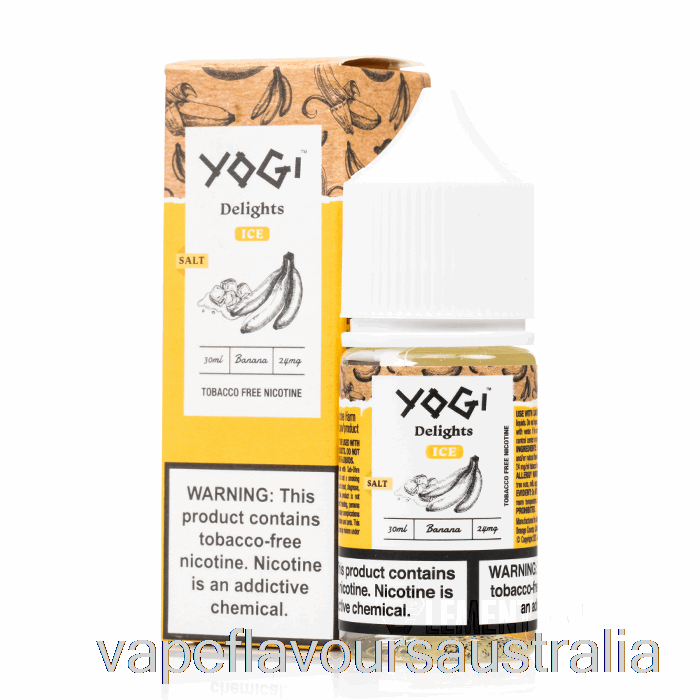 Vape Flavours Australia Banana Ice Salts - Yogi Delights - 30mL 24mg